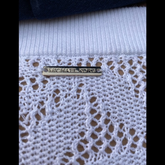 NWT Michael Kors White Sweater Skirt - Picture 3 of 3